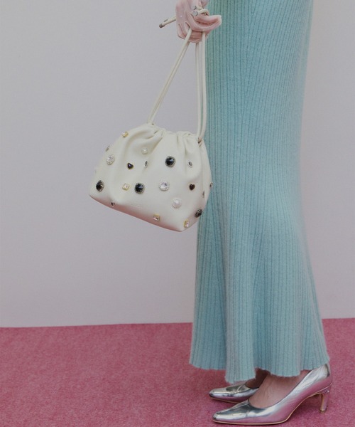 UND BIJOU DRAWSTRING BAG（ハンドバッグ）｜Ameri（アメリ）の
