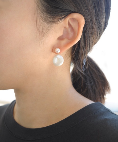 anq.」K10・パールピアス（ピアス（両耳用））｜anq.（アンク）の