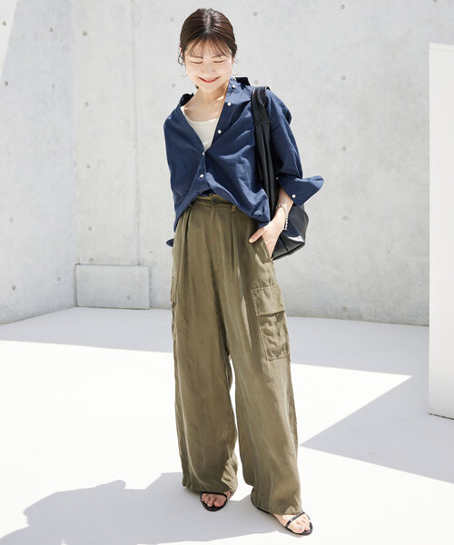 キュプラ カーゴパンツ（カーゴパンツ）｜SLOBE IENA（スローブイエナ