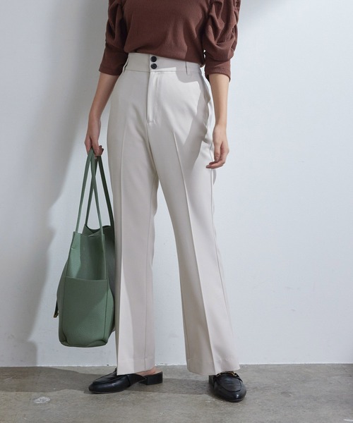 vis-`a-vis（ビサビ）の「【WEB限定】美シルエットハイウエストカラー