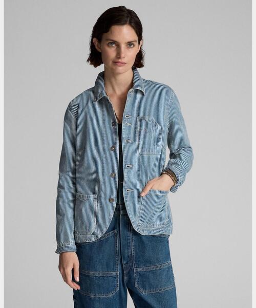 RRL キャスケット インディゴ ドットストライプ 【公式通販】