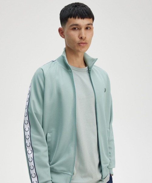セール】Taped Track Jacket／フレッドペリートラックジャケット