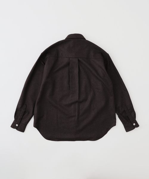 セール】seya. (セヤ) ETERNAL SHIRT FINE GRAINED TWEED SG01001F107