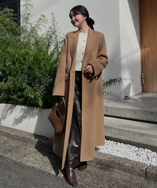 専用 nicooon様MARNO ベージュ ダブルブレスト ロングコート 専用