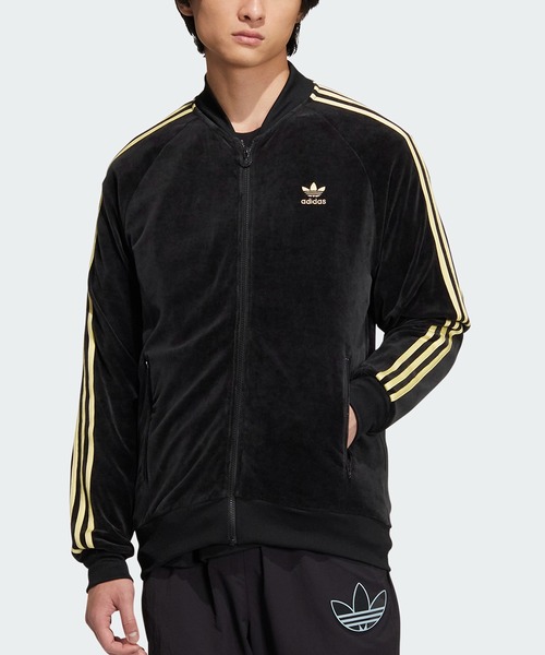 adidas（アディダス）の「ベロア トラックジャケット / アディダス