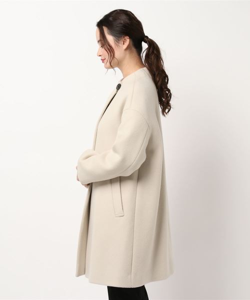 セール】ボトルネックトラペーズコート◇（その他アウター）｜IENA