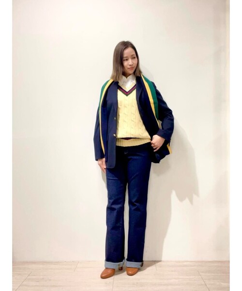 ◇オンラインストア限定◇コンバットウール 段返り3釦ブレザー