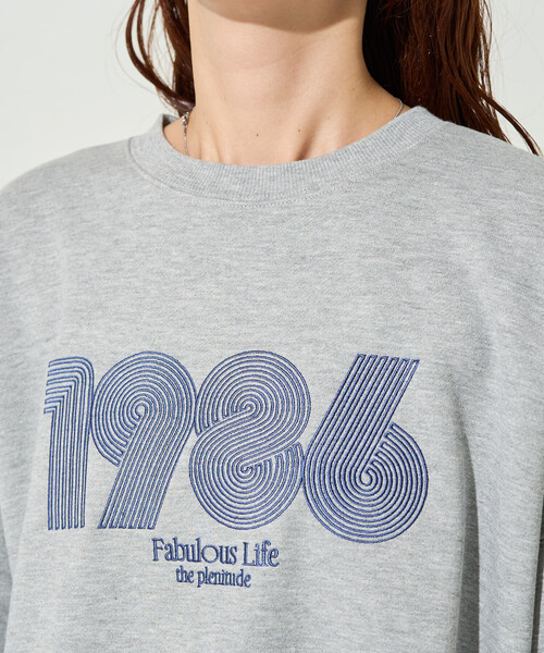 セール】限定展開 ぐるぐるナンバー ロゴ 刺繍 裏起毛 スウェット