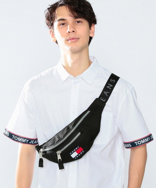 tommy jeans（トミー ジーンズ）の「ロゴウエストバッグ（ボディバッグ