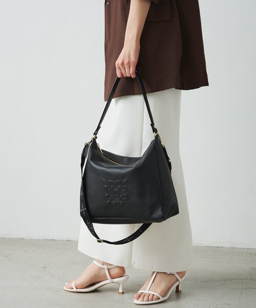 エンボスモノグラム2WAYショルダーバッグ（ショルダーバッグ）｜russet