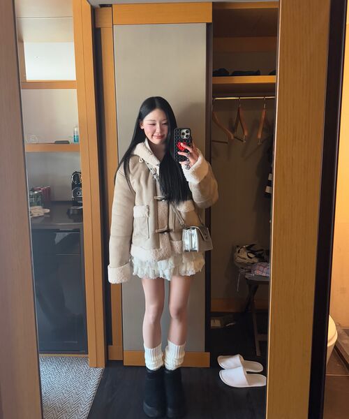 カンカンフリルミニスカート_アイボリー（スカート）｜CRANK（クランク