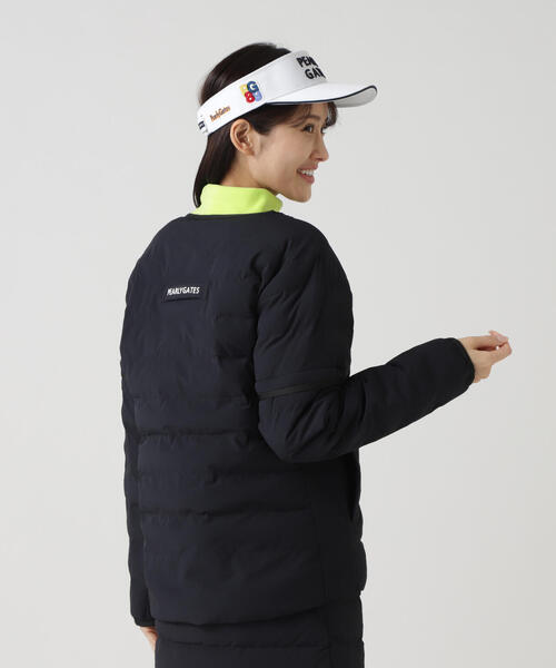 PEARLY GATES】NyストレッチBIGリップストップ中綿2WAYスニード