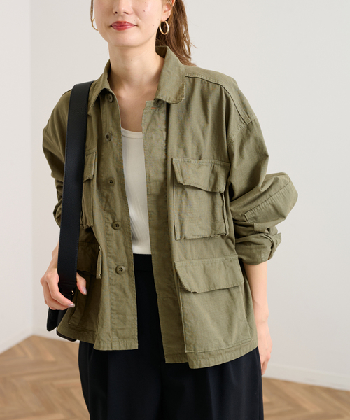 FRAMeWORK（フレームワーク）の「【TOP KHAKI/トップカーキ】BDU SHIRT