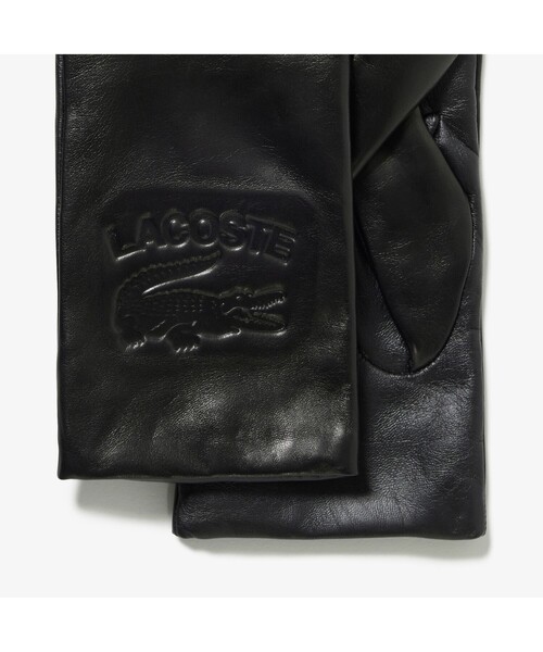 LACOSTE（ラコステ）の「クロックエンボスレザーグローブ（手袋）」 - WEAR