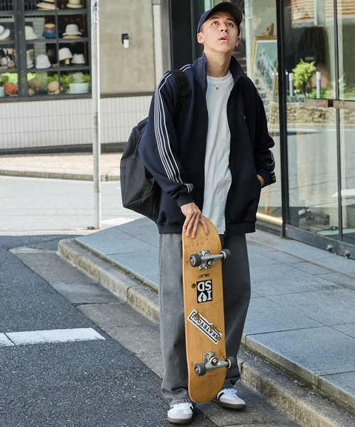 ハングルロゴ】NERDY ハングルトラックジャケット ブラック M 韓国限定