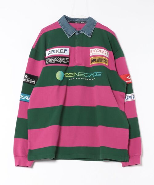 MARTIN ROSE/マーティンローズ MR RUGBY POLO（ポロシャツ）｜ムラサキ