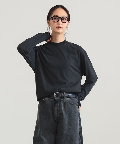 ATON / オーバーサイズ ロングスリーブ Tシャツ（Tシャツ/カットソー