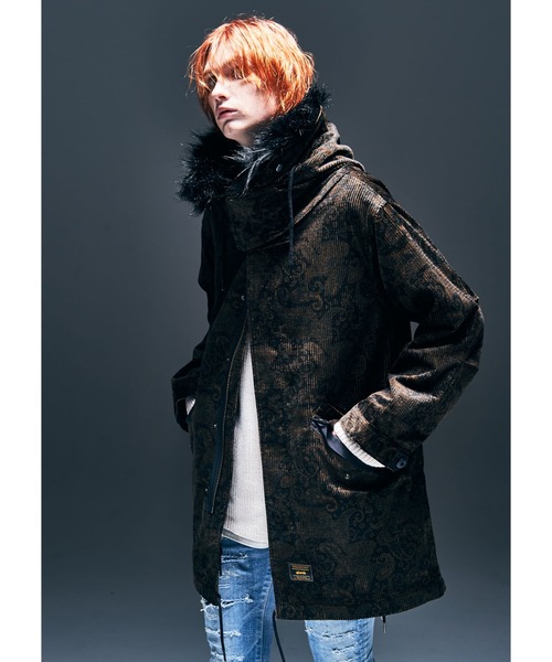 glamb（グラム）の「Corduroy Mods Coat / コーデュロイモッズコート