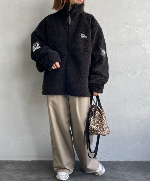 WEB限定】[BEN DAVIS/ベンデイビス] DAZZLE ボアフリース ジャケット