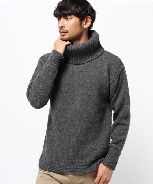 BATONER（バトナー）の「BATONER: ウール/カシミヤ タートルネック