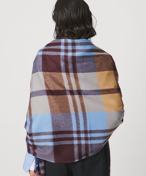 セール】＜Joshua Ellis＞カシミヤ チェック ストール（ストール