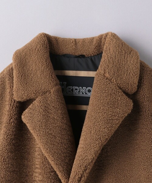 HERNO（ヘルノ）の「＜HERNO＞ボア シングルチェスターコート