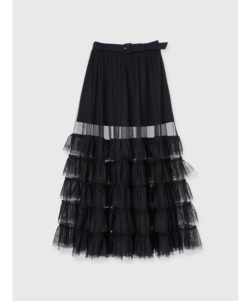 チュールティアードレイヤードスカート（スカート）｜EIMY ISTOIRE