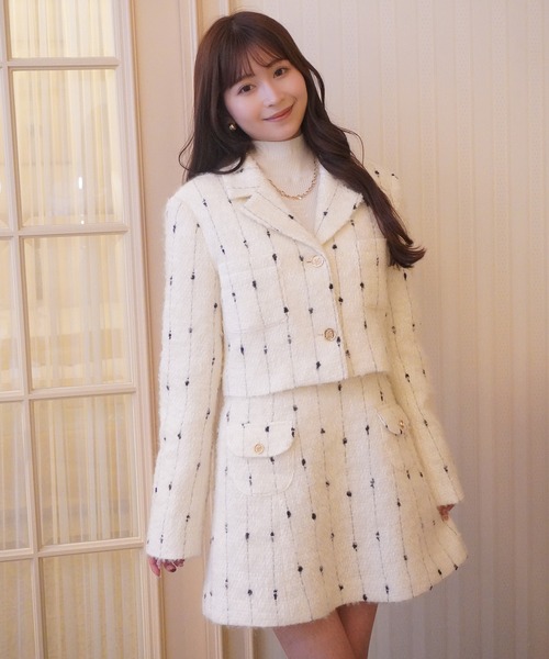 キャンディーツイードミニワンピース（ワンピース）｜EIMY ISTOIRE