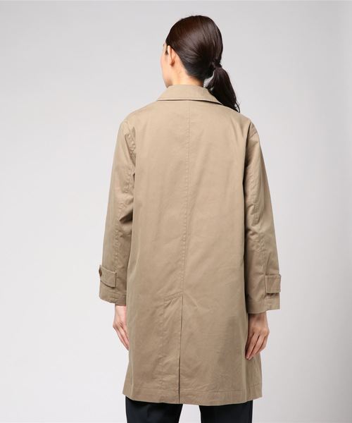 MHL.（エムエイチエル）の「COTTON NYLON CANVAS（ステンカラーコート