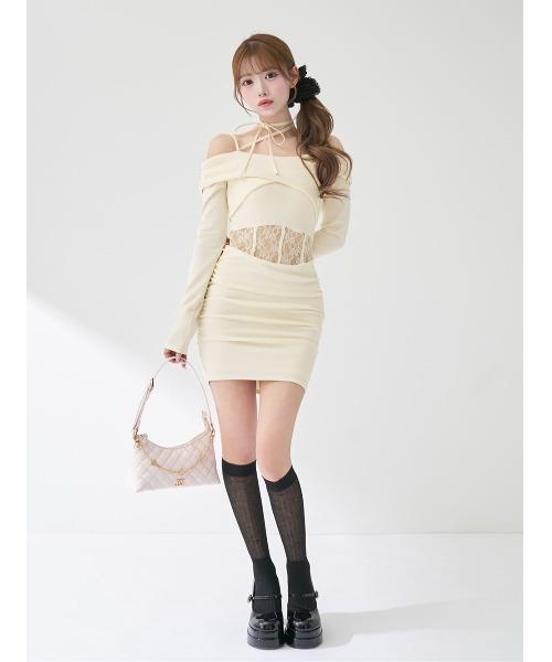 猫*梅様 ♡ ダーリッチ Darich ♡ コルセットレースカットミニ