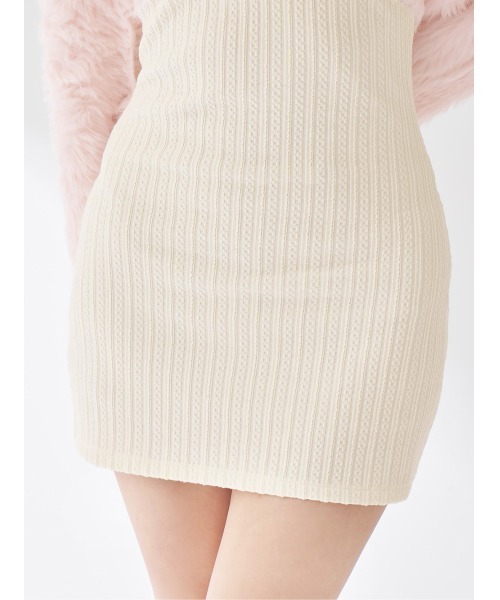 ケーブルニットソーセットミニワンピース（ワンピース）｜Darich