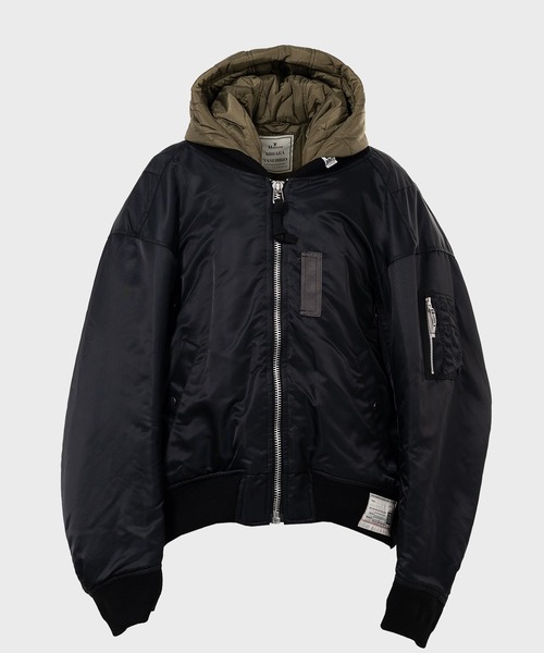 MIHARAYASUHIRO/ミハラヤスヒロ】HOODED BOMBER JACKET（MA-1