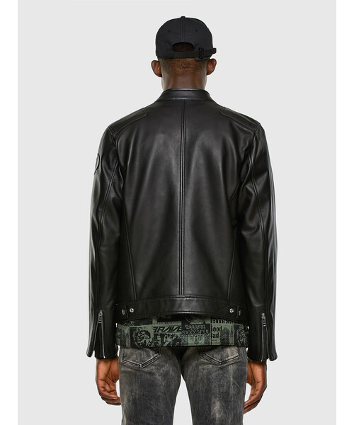 DIESEL（ディーゼル）の「メンズ シープスキン シングルレザー