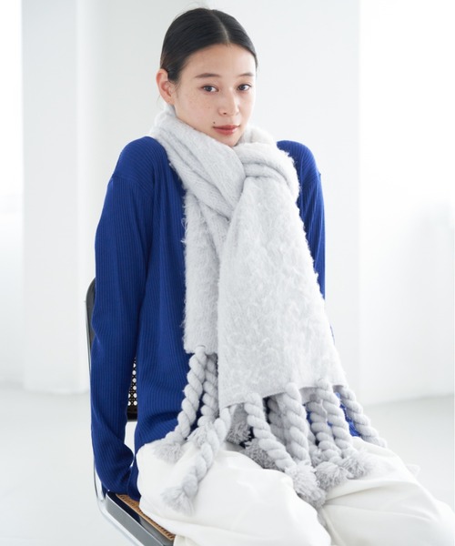 ZUCCa（ズッカ）の「フリンジストール / ストール / (O)（ストール