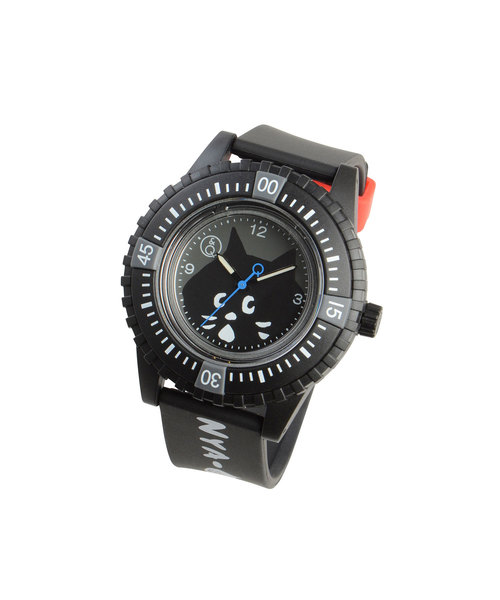 にゃー（ニャー）の「にゃー×Q&Q SmileSolar 腕時計（アナログ腕時計