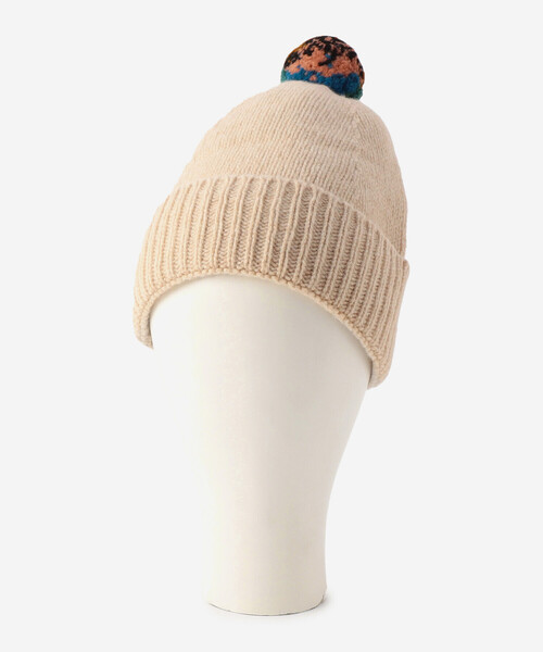 Jo Gordon（ジョーゴードン）の「Jo Gordon | ポンポンニット帽 MULTI