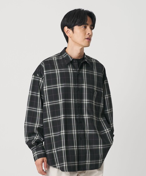 セール】＜koti BEAUTY&YOUTH＞メリノウール レギュラーカラー シャツ