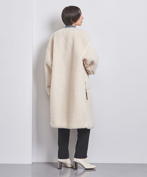 HYKE（ハイク）の「＜HYKE（ハイク）＞ボア ロングコート