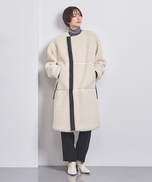 HYKE（ハイク）の「＜HYKE（ハイク）＞ボア ロングコート