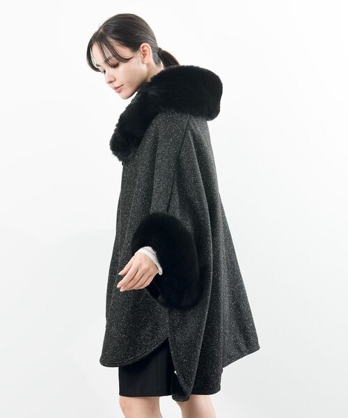 kapital キャピタル バッファローチェック ポンチョ コート 1 フェイク