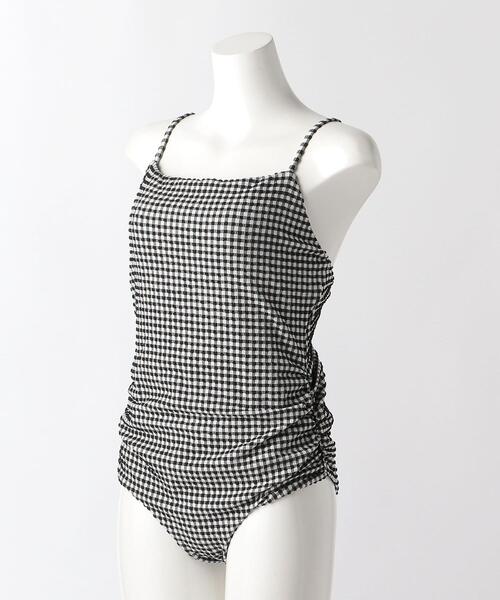 Lepidos（レピドス）の「＜Lepidos＞チェックシャーリングワンピース