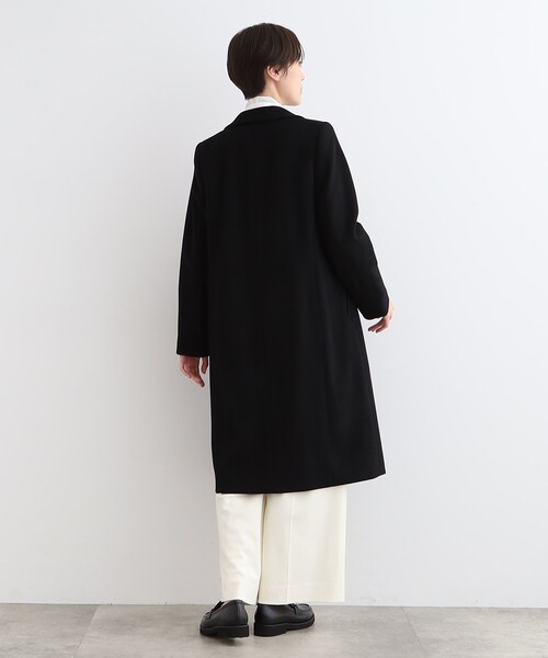 セール】【定番人気！/名品コート/日本製】ウール100%チェスターコート