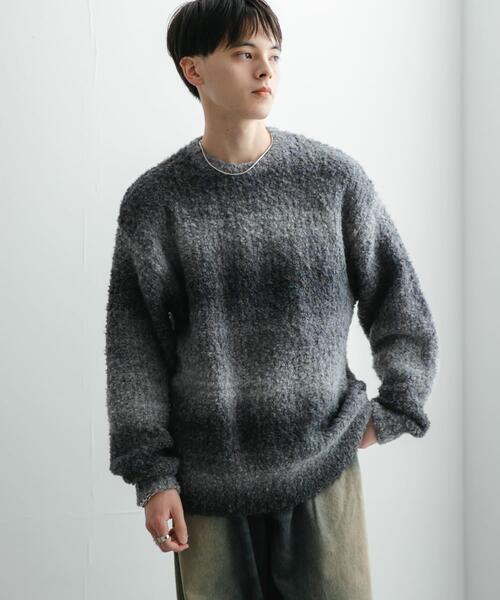 セール】『ユニセックス』ブークレグラデーションニット（ニット