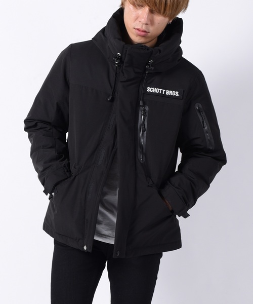 schott（ショット）の「SCHOTT: 2TONE シュノーケルダウンパーカー