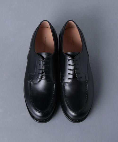 ユナイテッドアローズブラックレザー ドレスシューズ Uチップ UNITED ARROWS（ユナイテッドアローズ）の「<UNITED ARROWS> Uチップ