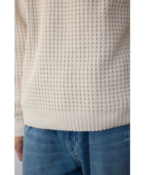 ワッフル編みマットモールニット（ニット/セーター）｜AZUL BY MOUSSY