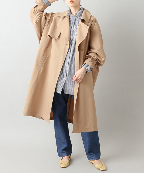 IENA（イエナ）の「Pe/ポプリンオーバートレンチコート◇（トレンチ