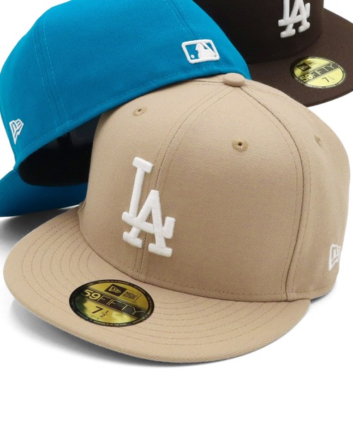 ニューエラ フラットバイザーキャップ MLBドジャース 59FIFTY