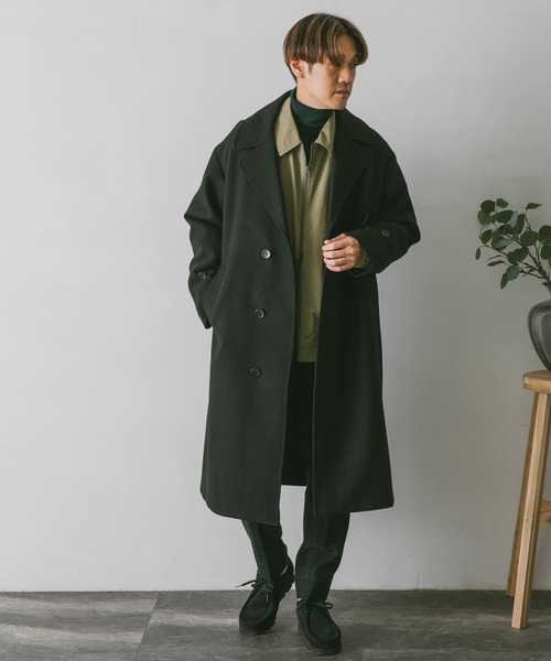 URBAN RESEARCH チェスターコート 40 オリーブグリーン アーバン