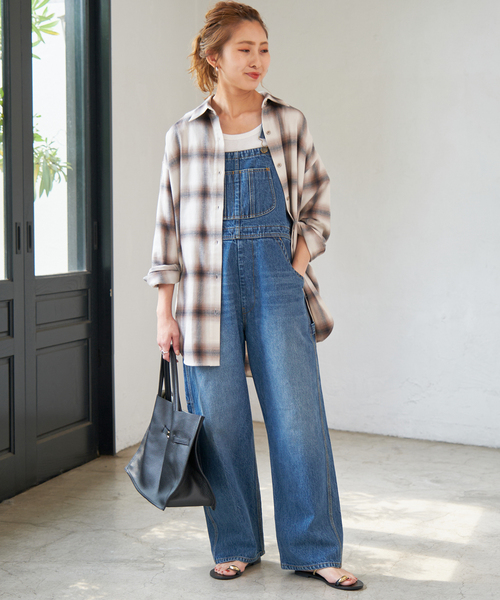⭐︎エリコ⭐︎ スピックアンドスパンのデニムオーバーオール